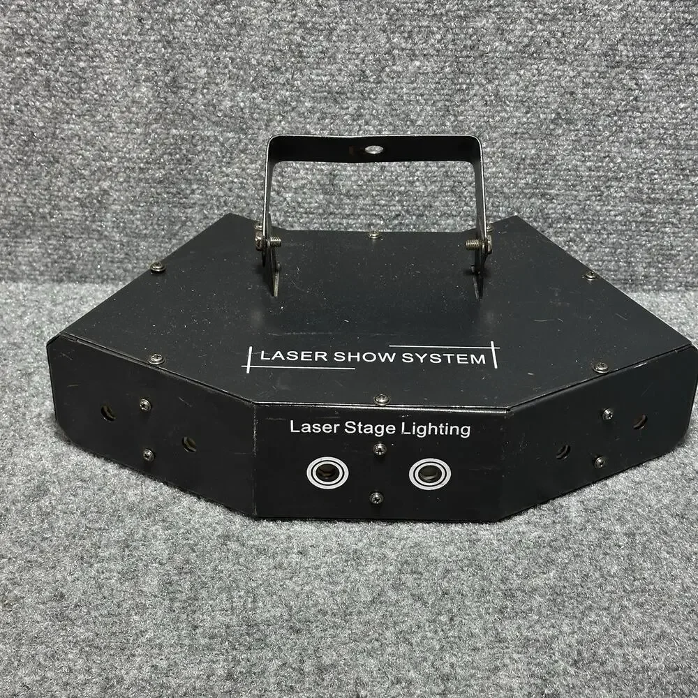 RGB Laser/DMX LED Scanning Stage Lights w/ Power Cord Multiple Settings (TESTED)